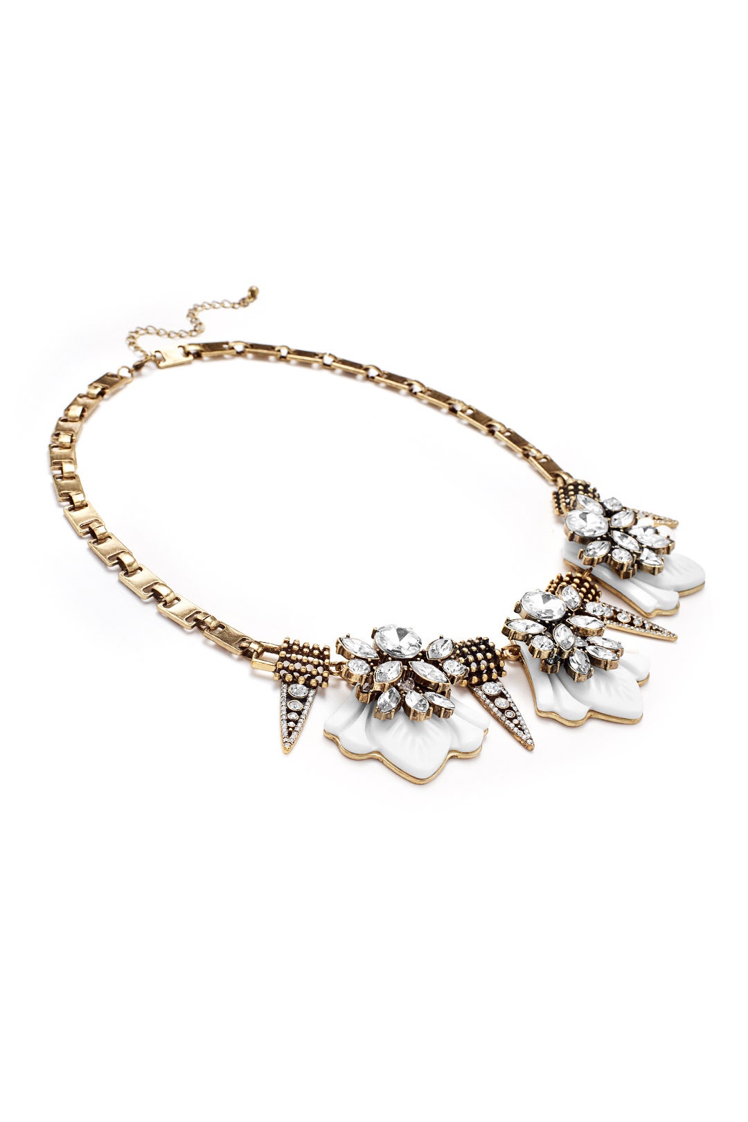 Muted Gold Necklace by Slate & Willow Accessories 1