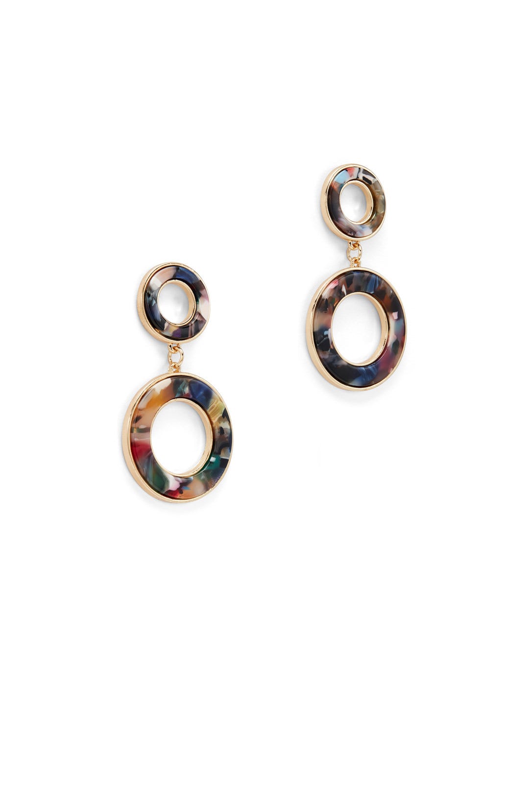 Double Circle Drops by Slate & Willow Accessories 1