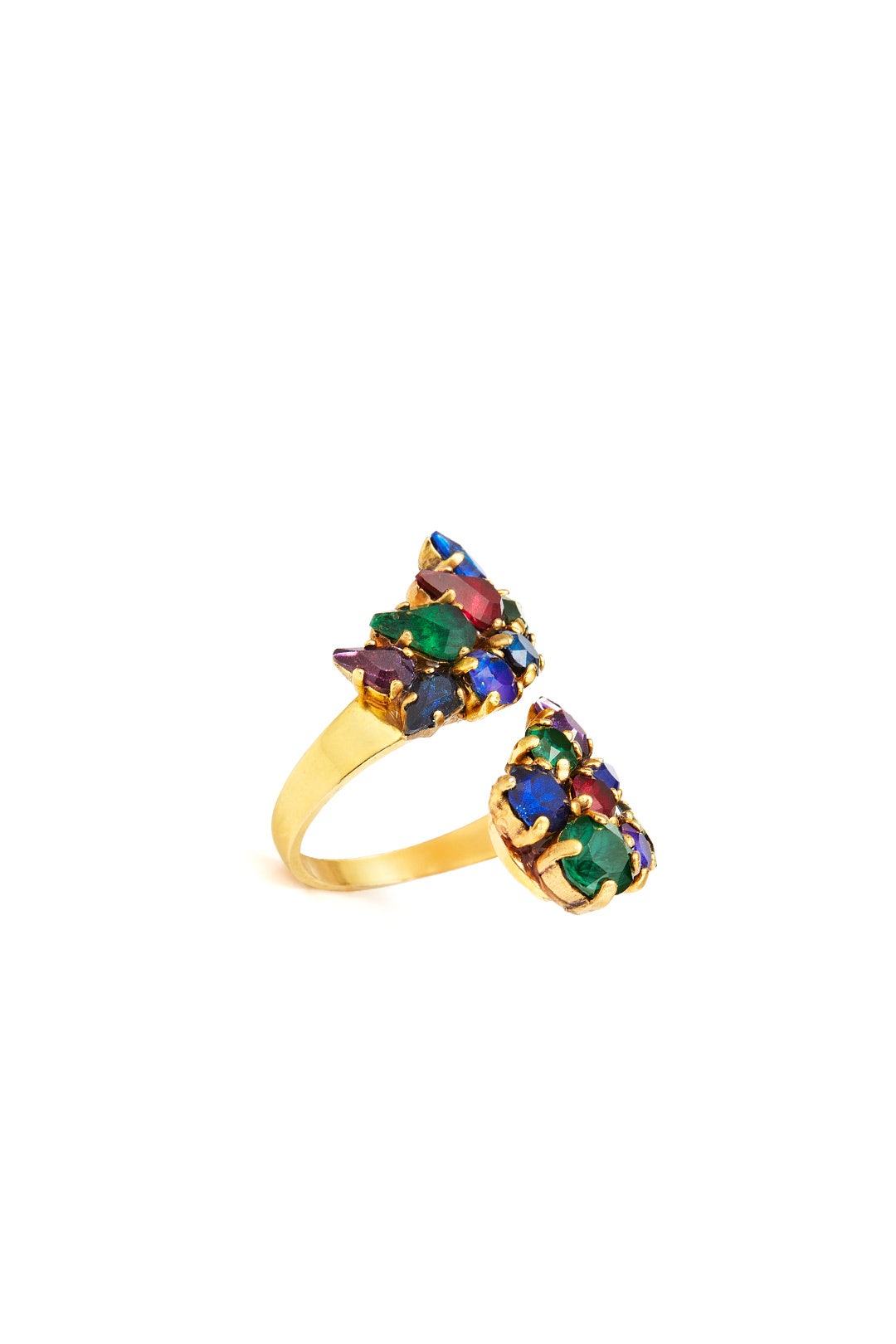 Hyperdrive Jewel Wrap Ring by Erickson Beamon 1