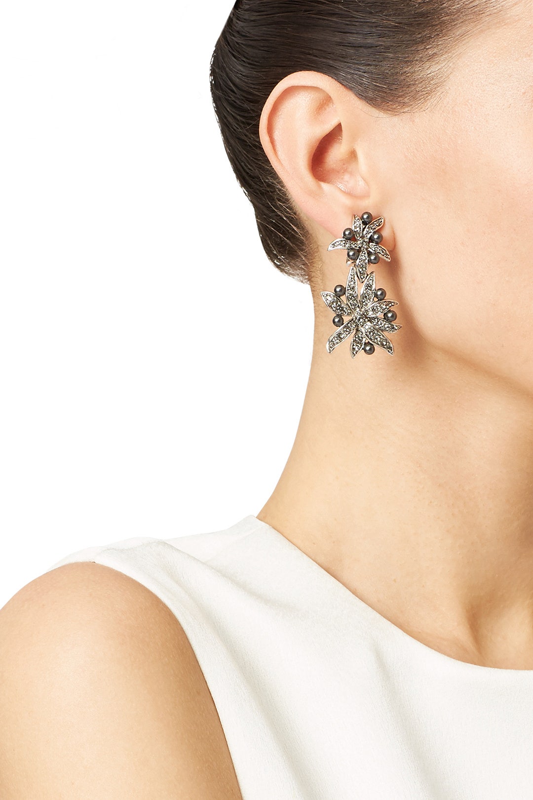 Dark Garden Earring by Oscar de la Renta 1