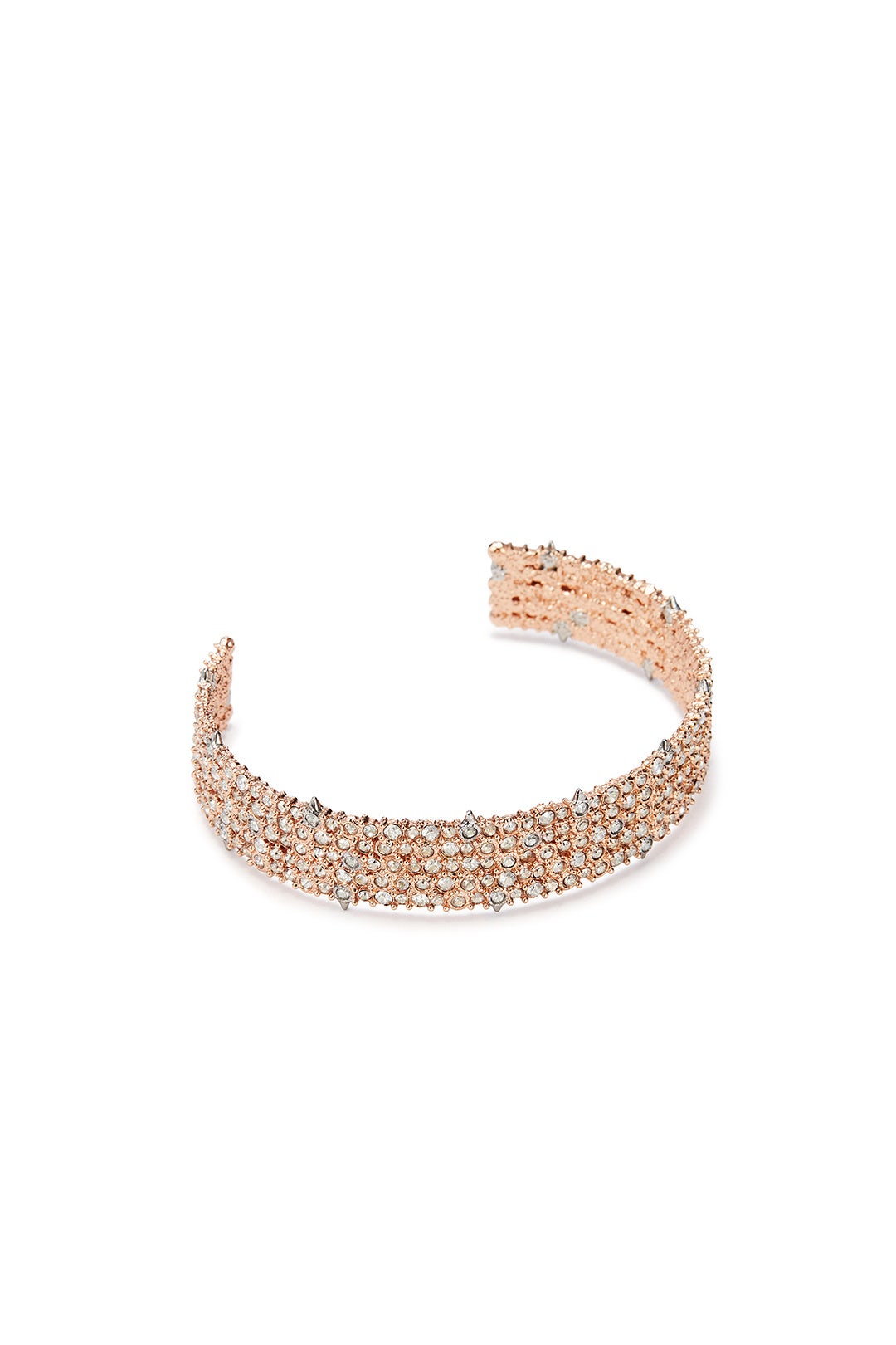 Rose Gold Pave Cuff by Alexis Bittar 1