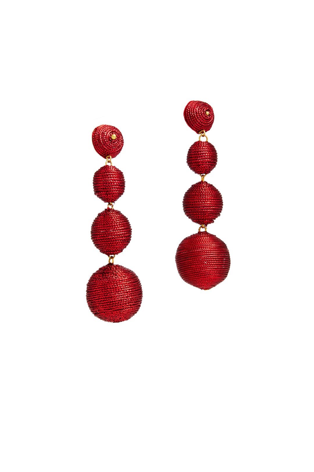 Red Wrap Drop Earrings by Kenneth Jay Lane 1