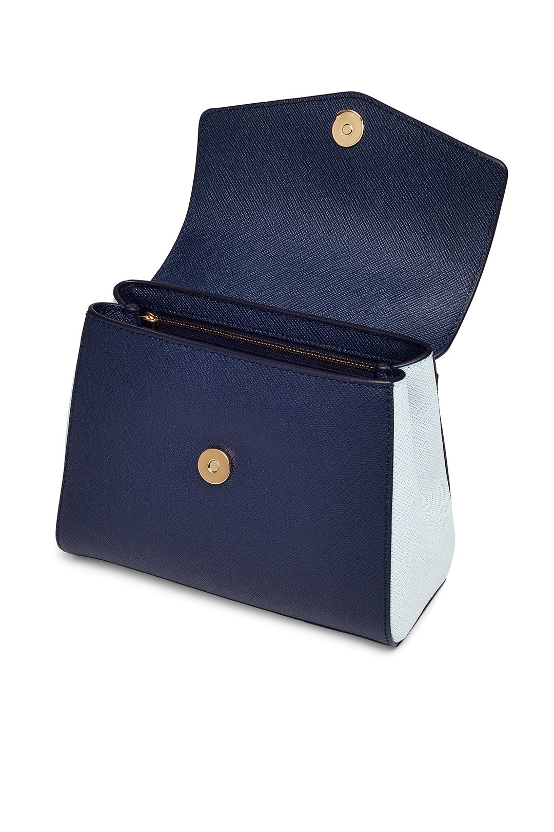 Navy Robinson Top Handle Bag by Tory Burch Accessories 1