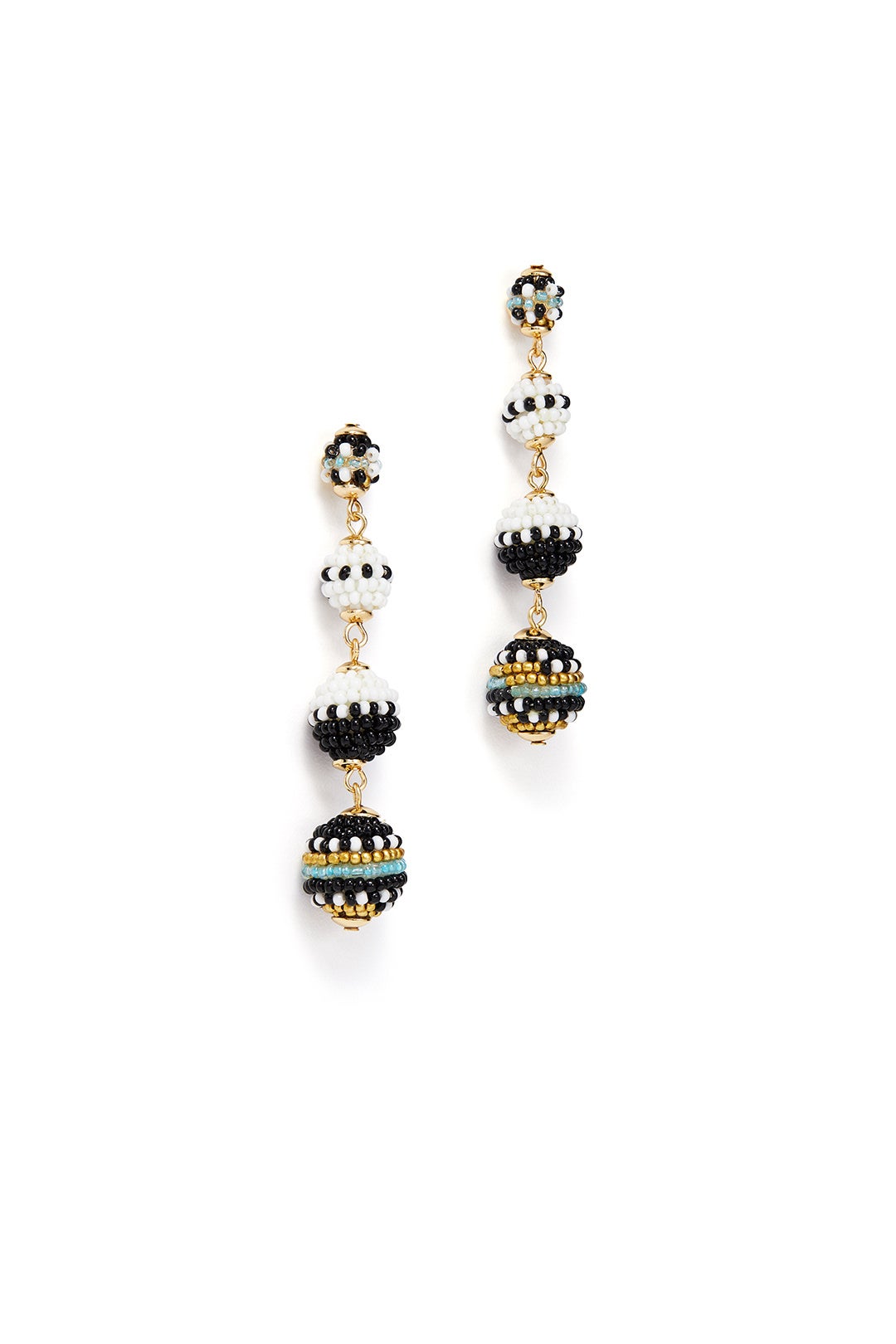 Blair Beaded Drop Earrings by Rebecca Minkoff Accessories 1