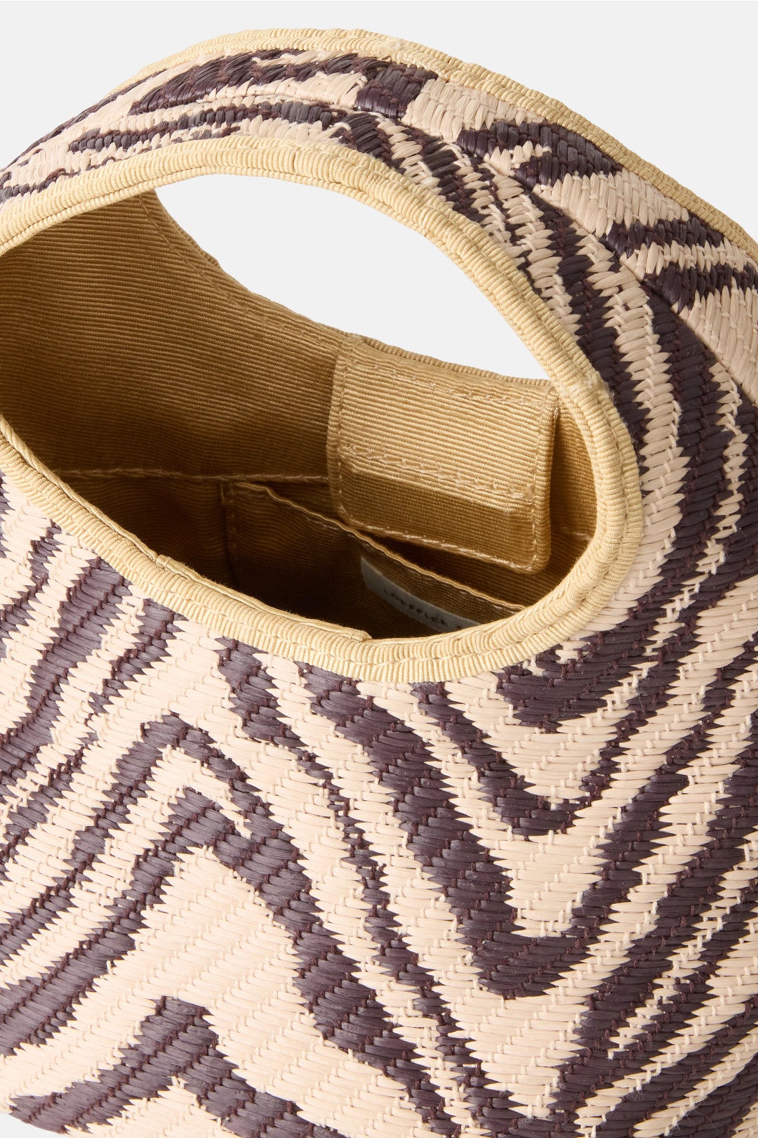 Zebra Raffia Bag by Loeffler Randall 1