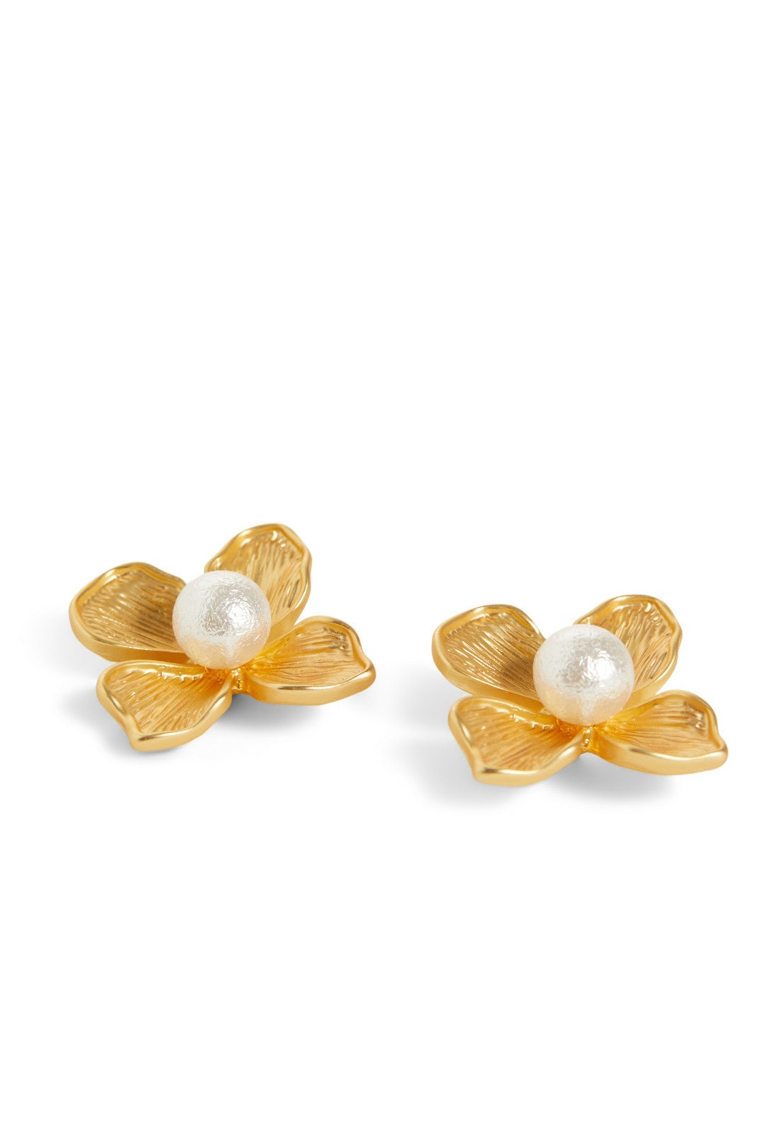 Flower Pearl Earrings by Kenneth Jay Lane 1