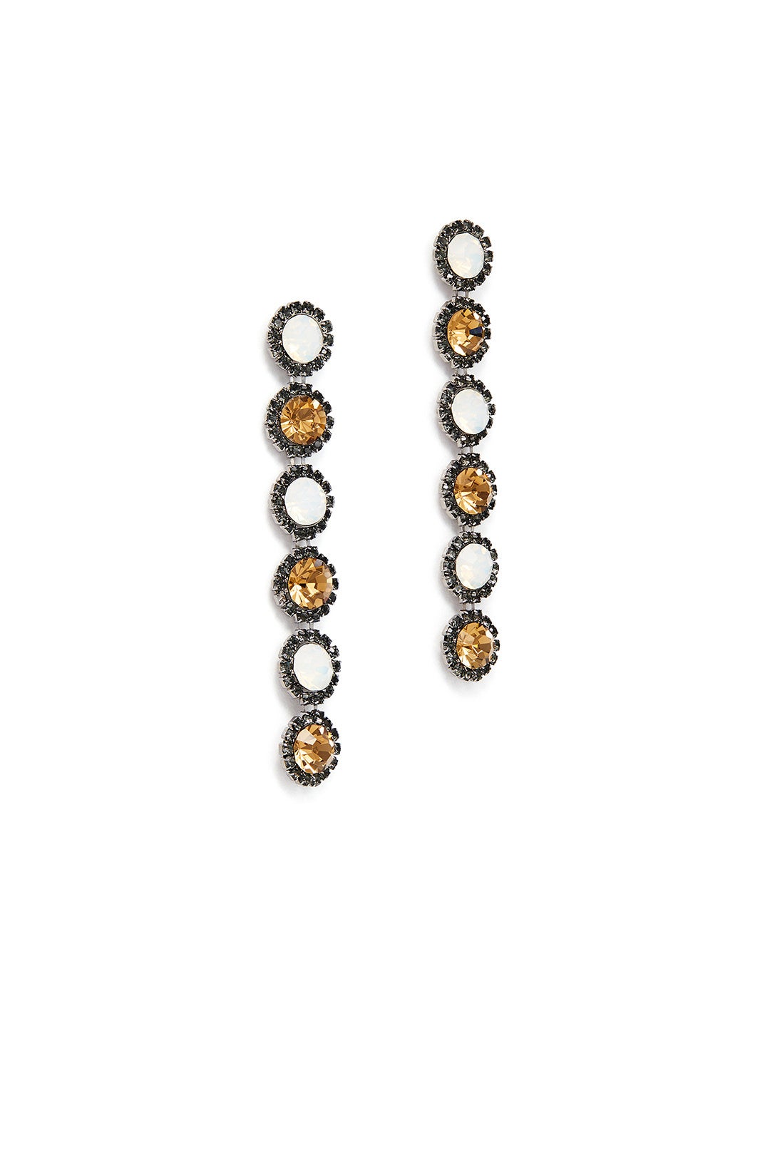 Copper Linear Earrings by Slate & Willow Accessories 1