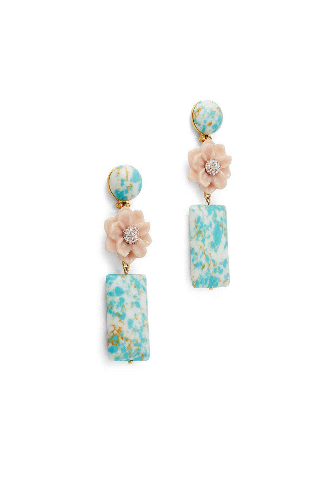 Gardenia Drop Earrings by Lele Sadoughi 1