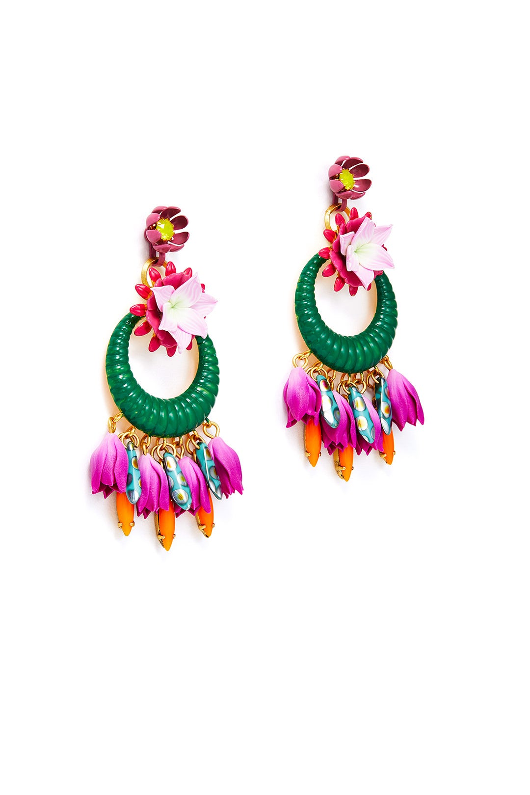 Pink Abbott Earrings by Elizabeth Cole 1