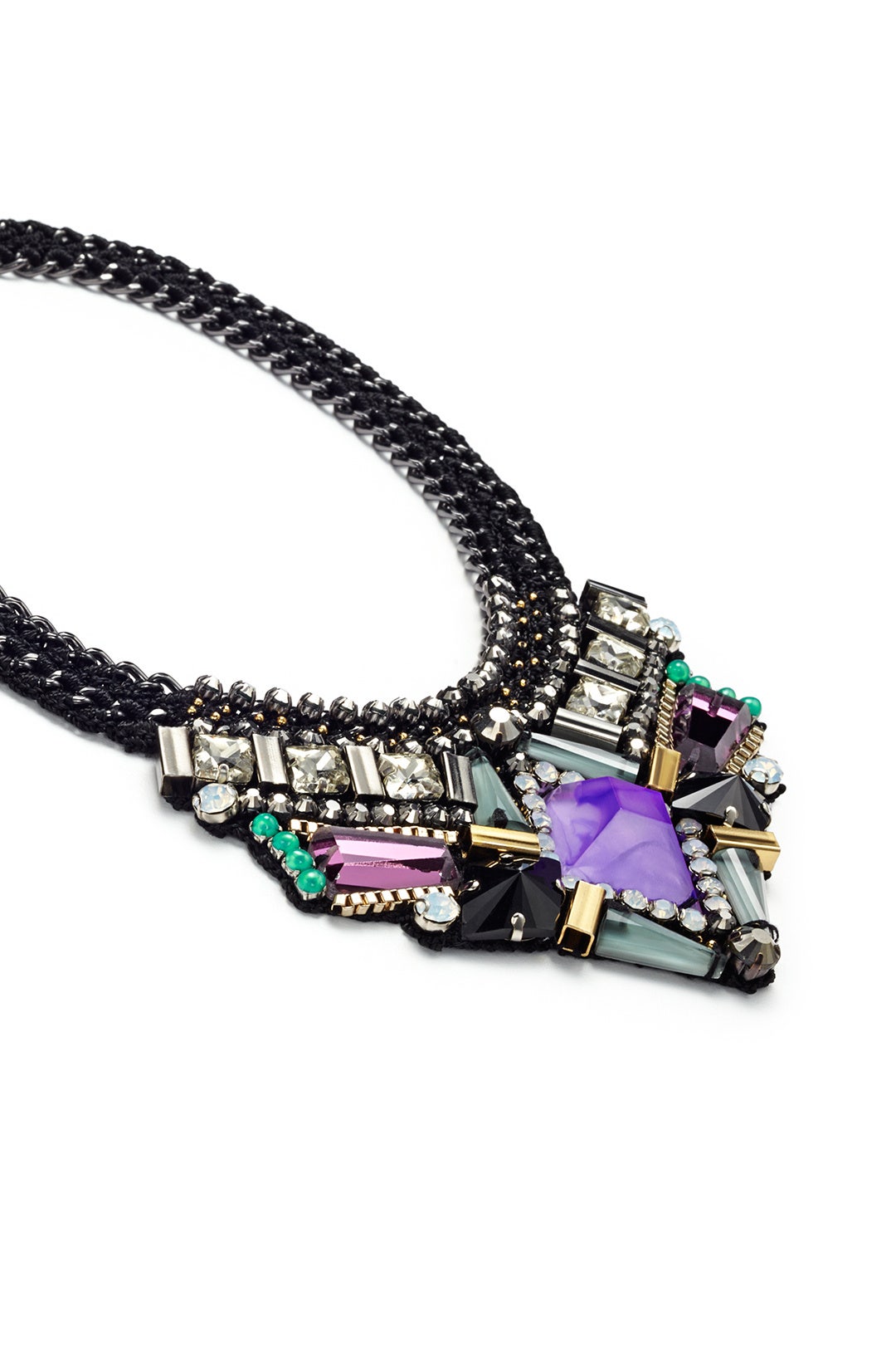 Azia Purple Necklace by Nocturne 1