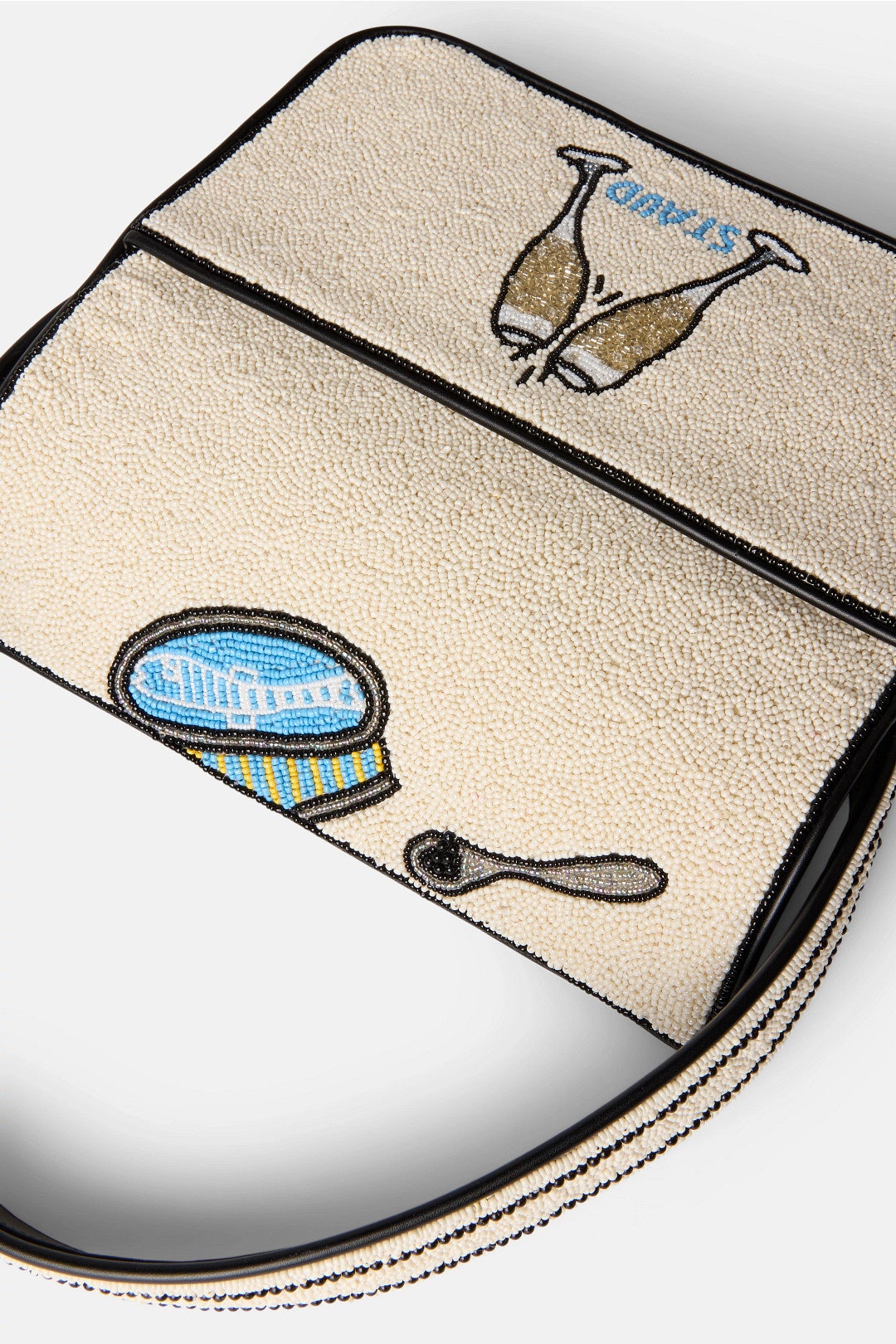 Caviar Tommy Beaded Bag by Staud Accessories 2