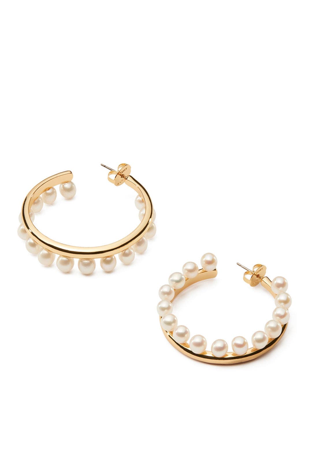 Pearl Fringe Hoops by Tory Burch Accessories 1