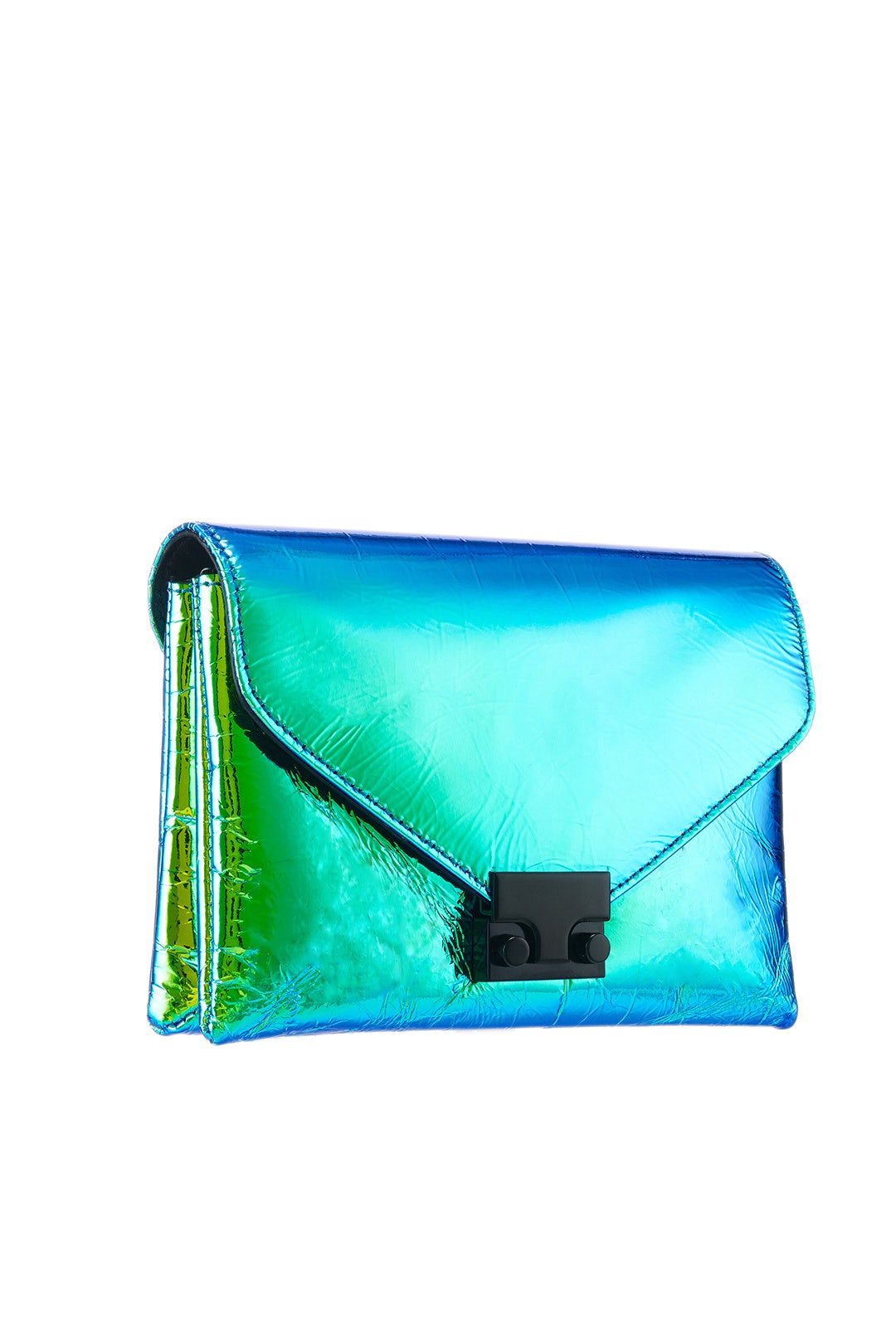 Iridescent Junior Lock Clutch by Loeffler Randall 1