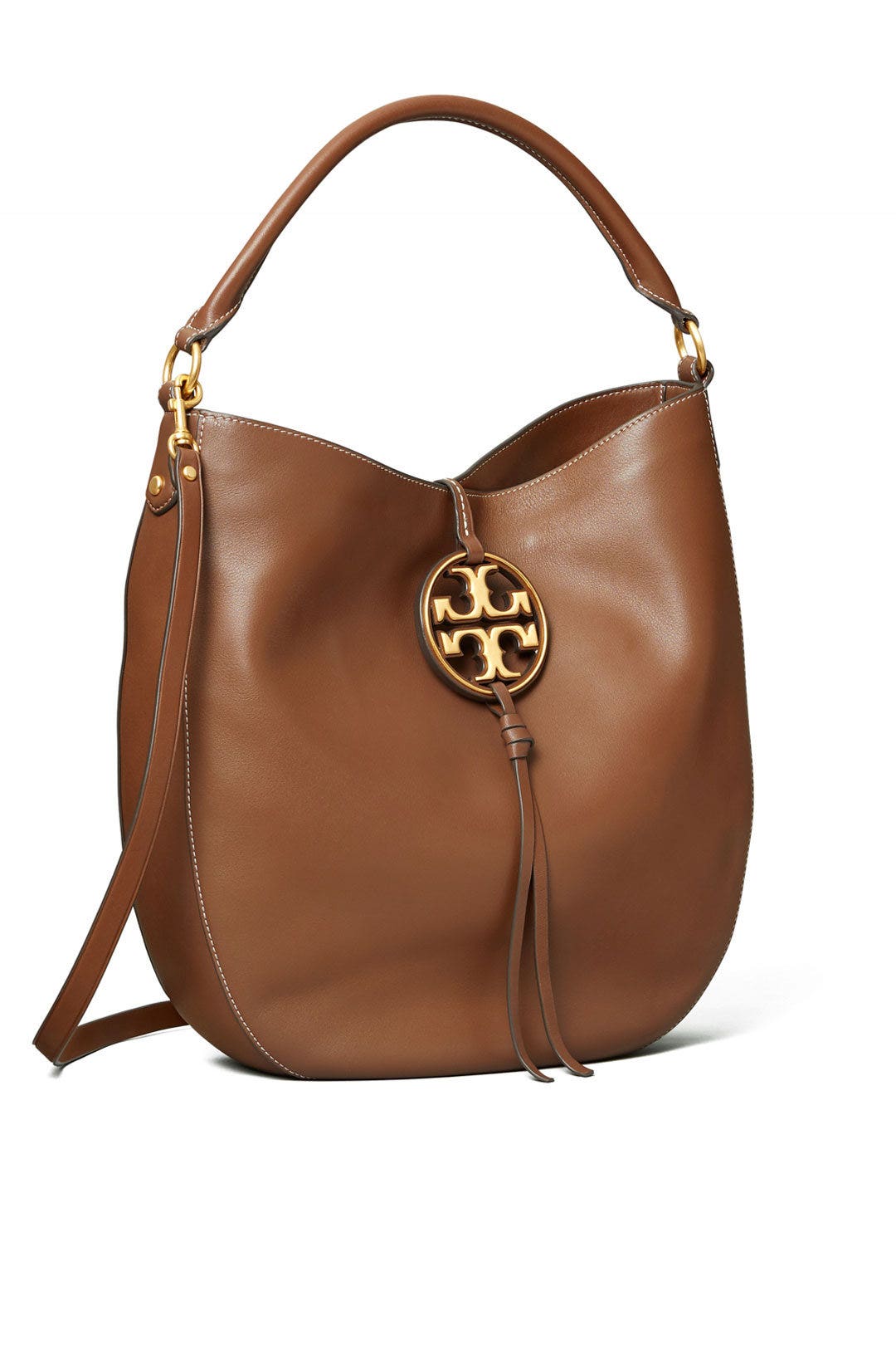 Milk Chocolate Miller Slouchy Bag by Tory Burch Accessories 1