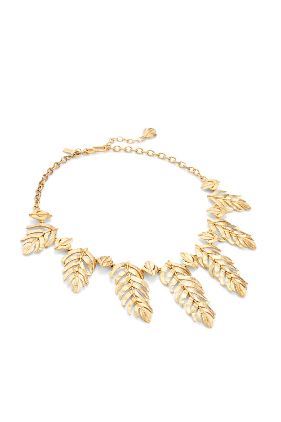 Gold Feather Necklace by Kenneth Jay Lane 1