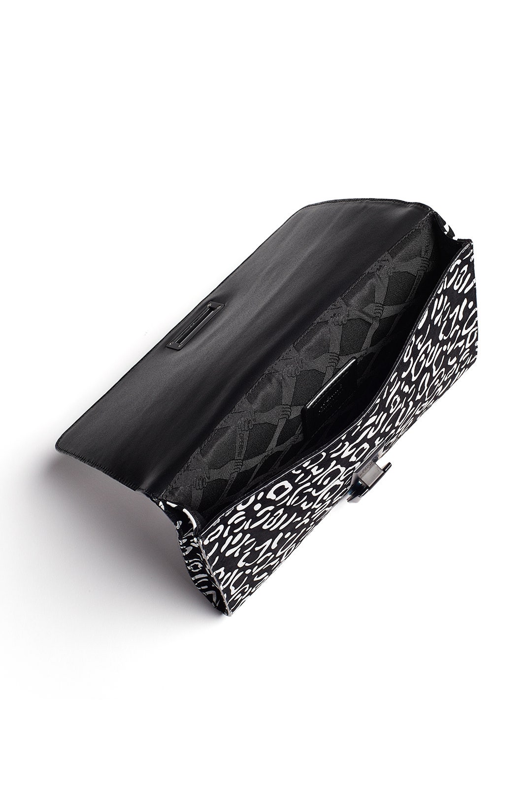 Leopard Nokki Hand Clasp Clutch by Opening Ceremony Accessories 1