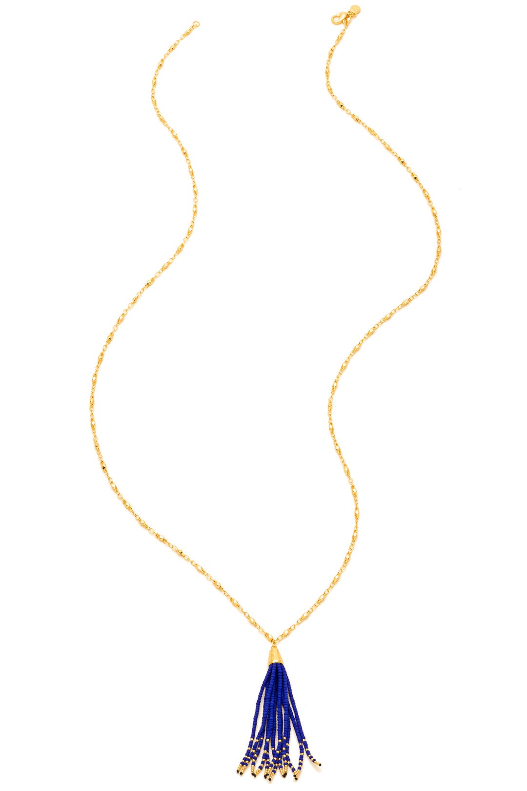 Blue Salina Beaded Long Necklace by Gorjana Accessories 1