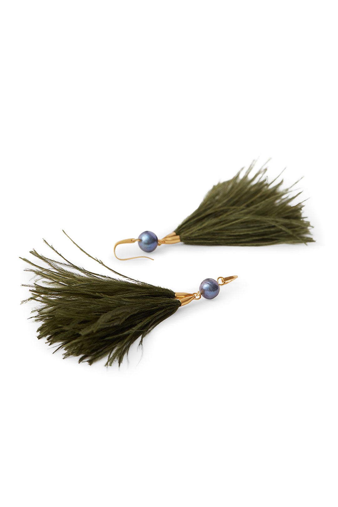 Feather Tassel Earrings by Tory Burch Accessories 1