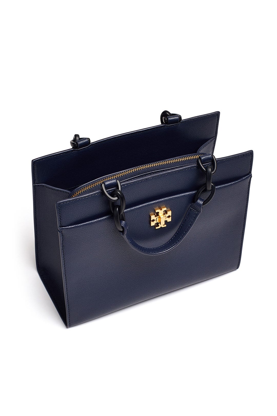 Navy Kira Small Tote by Tory Burch Accessories 1