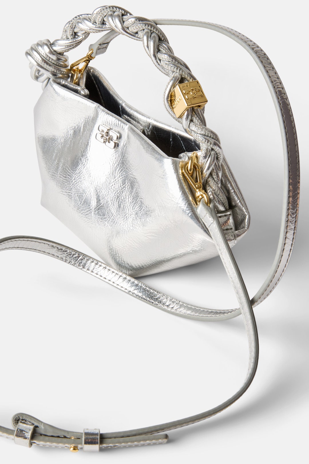 Ganni Bou Bag Mini Metallic by GANNI 2