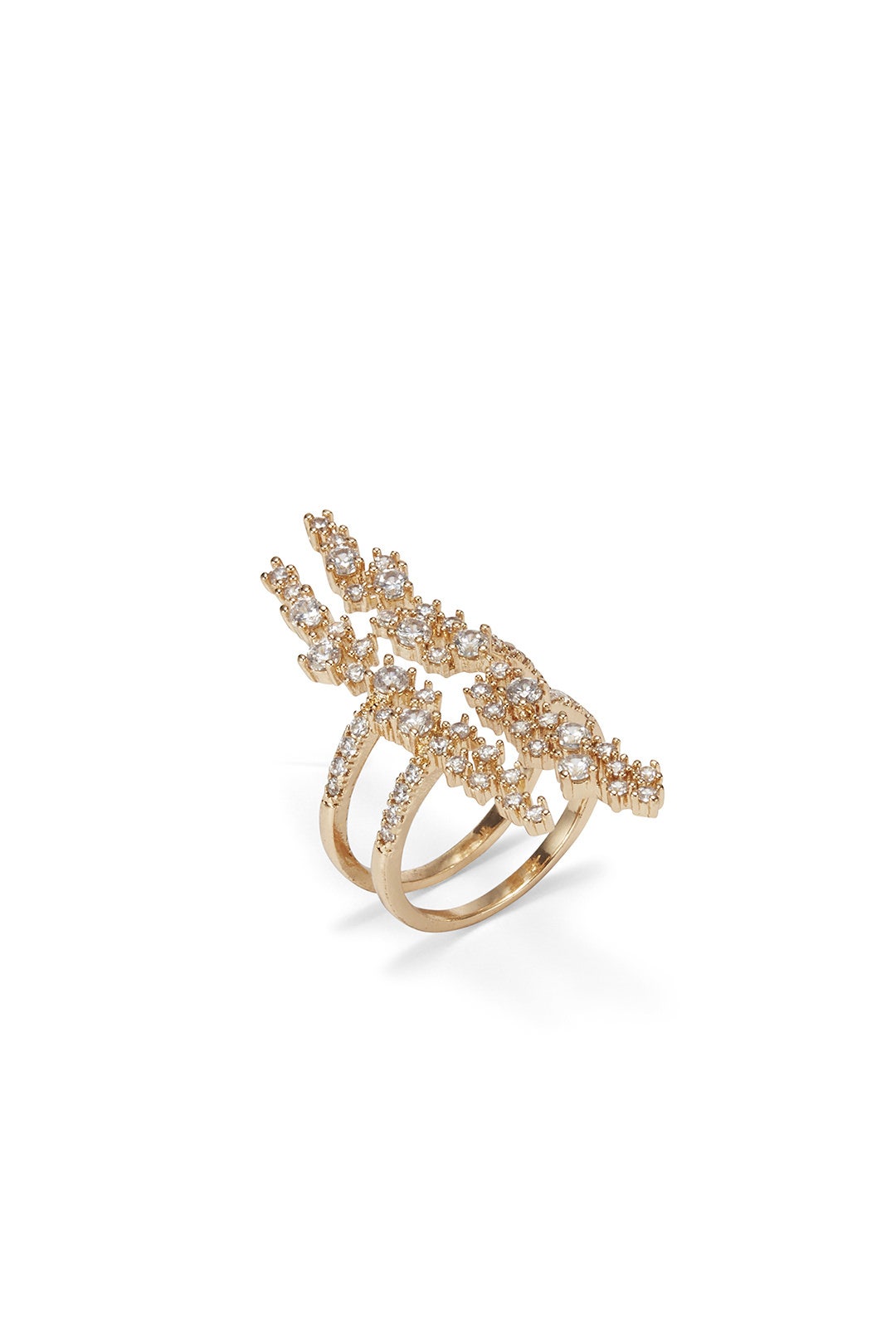 Crystal Botanical Ring by Slate & Willow Accessories 1