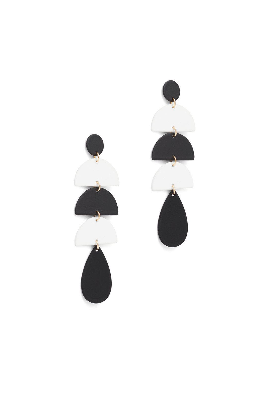 Geo Drop Earrings by Area Stars 1