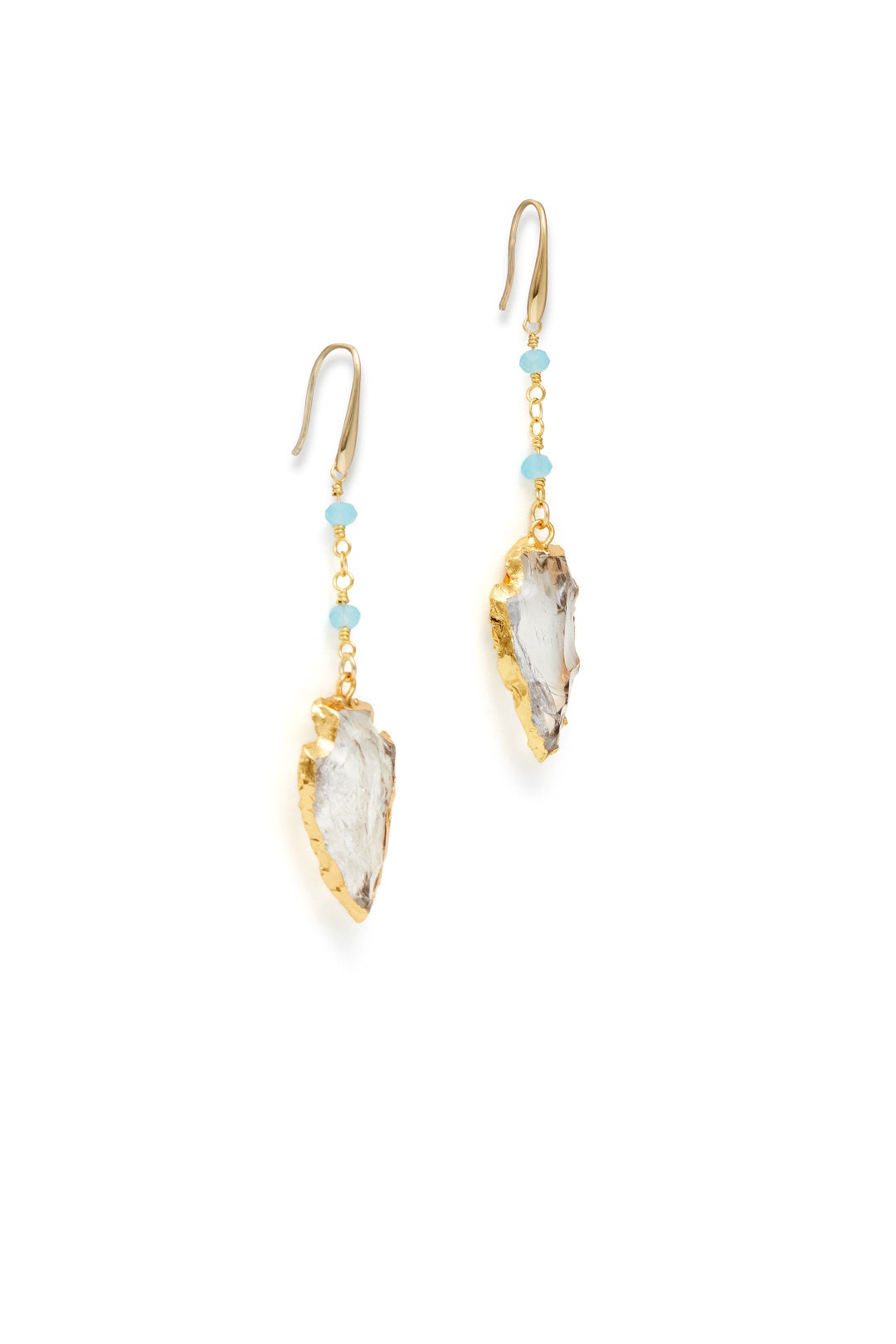 Madagascar Gold Arrow Earrings by Elise M. 1