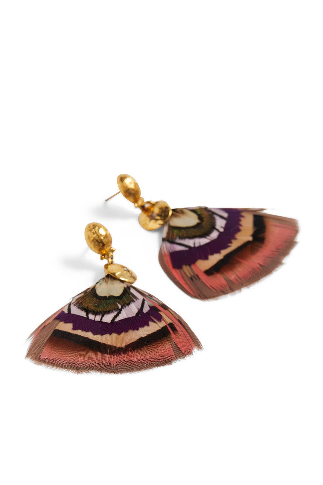 Bermude Feather Earrings by Gas Bijoux 1