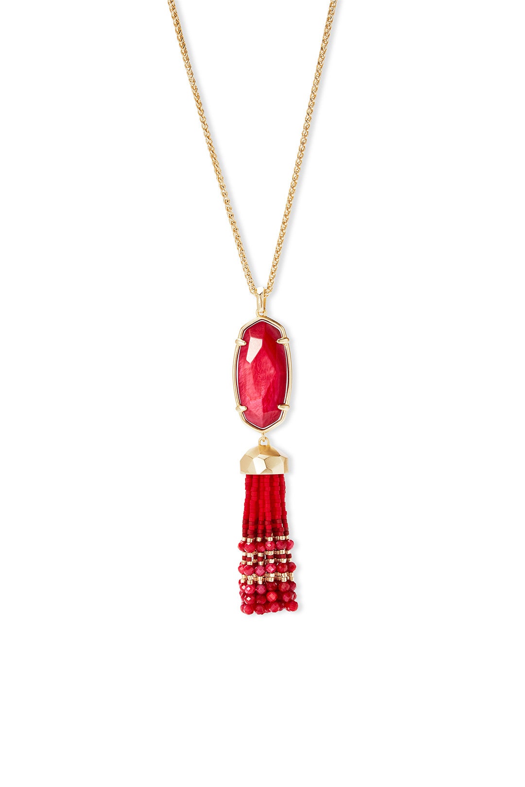 Red Eva Necklace by Kendra Scott 1