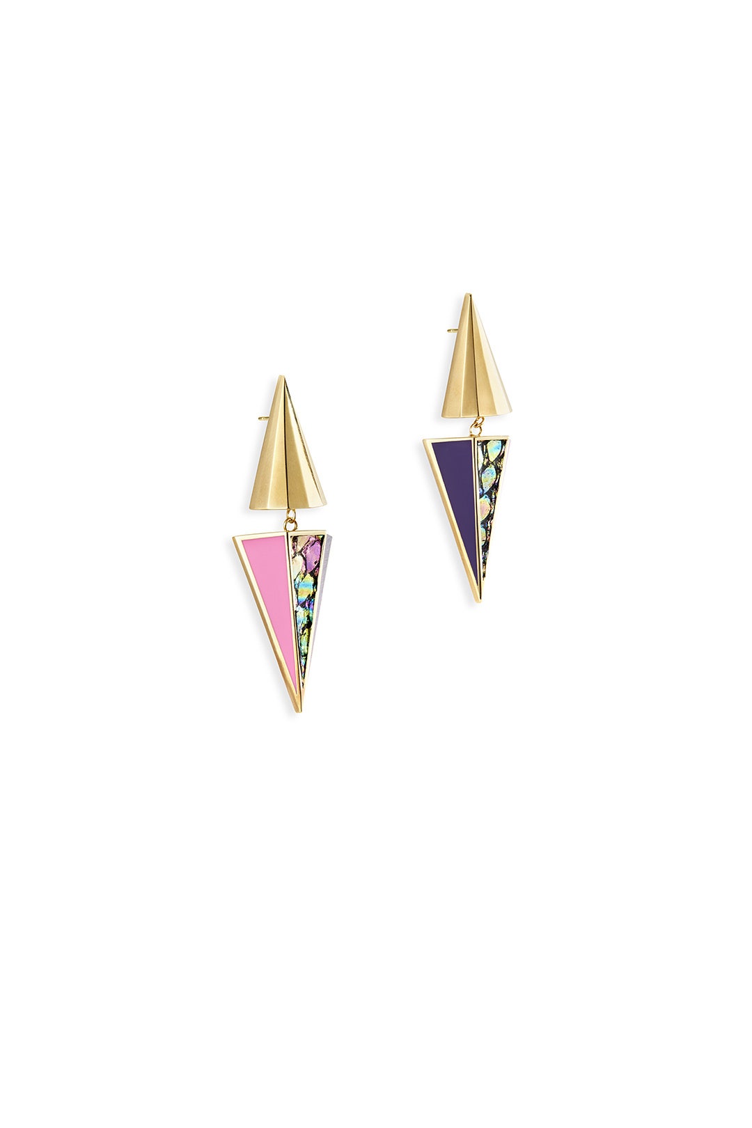 Double Dagger Drop Earrings by Sarah Magid 1