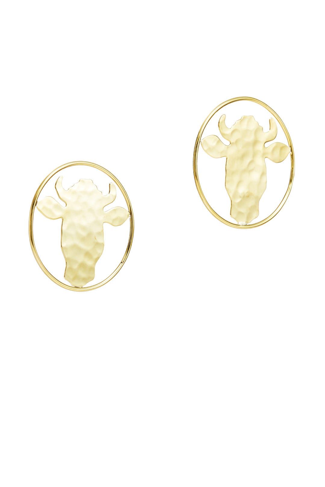 Bull Hoop Earrings by Anndra Neen 1