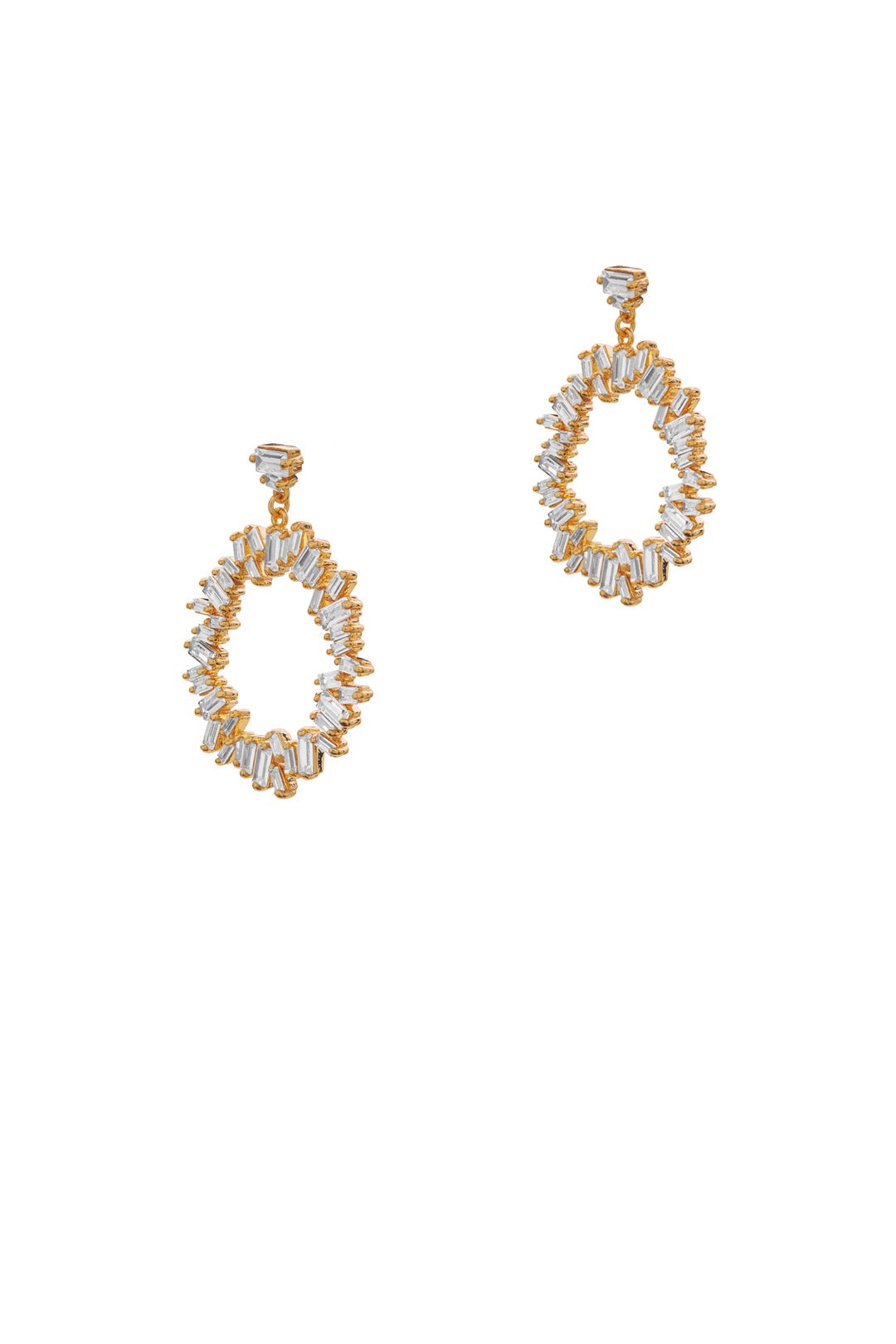 Amara Cluster Hoops by Gorjana Accessories 1