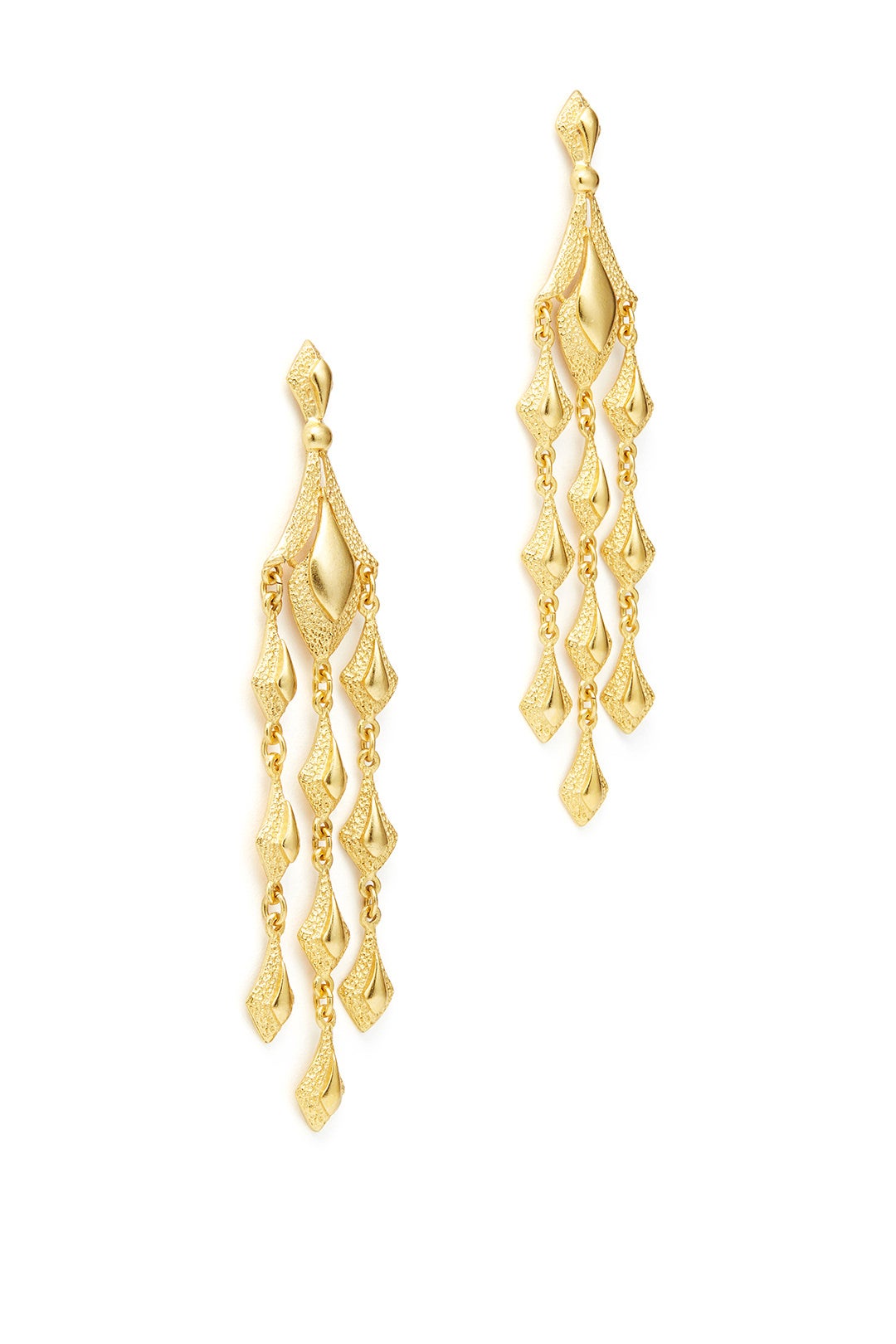 Gilded Drop Earrings by Ben-Amun 1