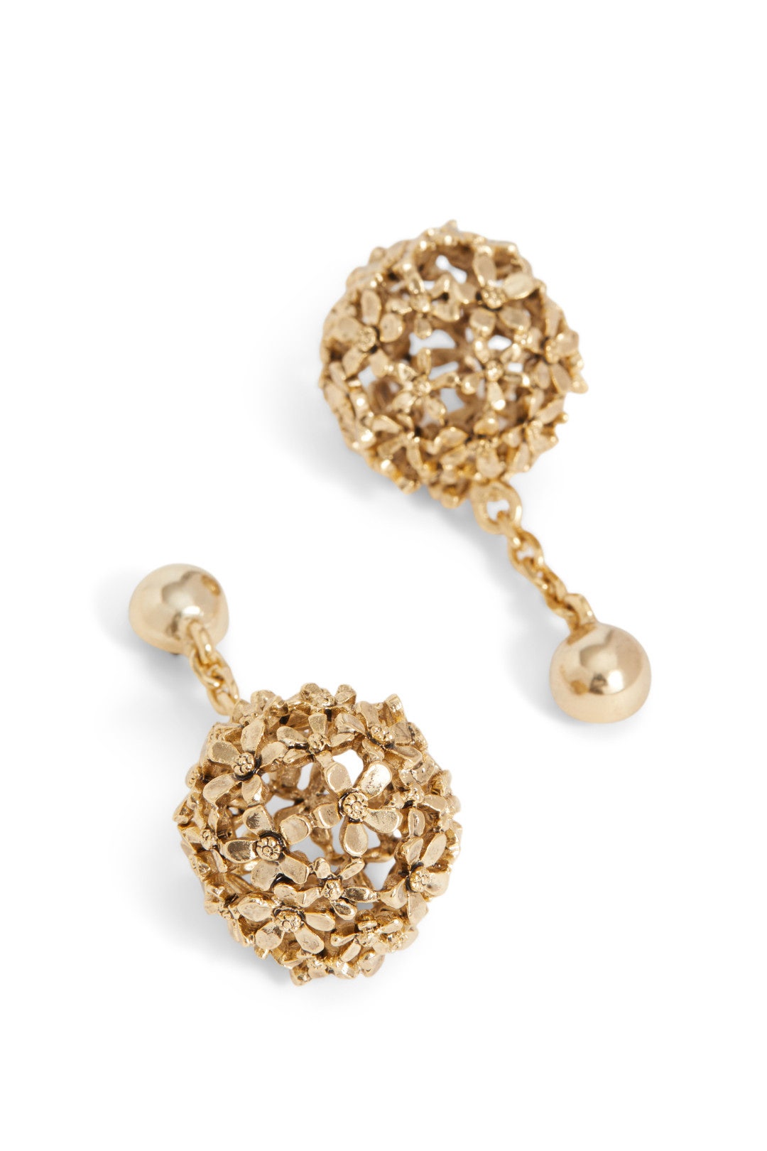 Mini Flower Drop Earrings by Oscar de la Renta 1