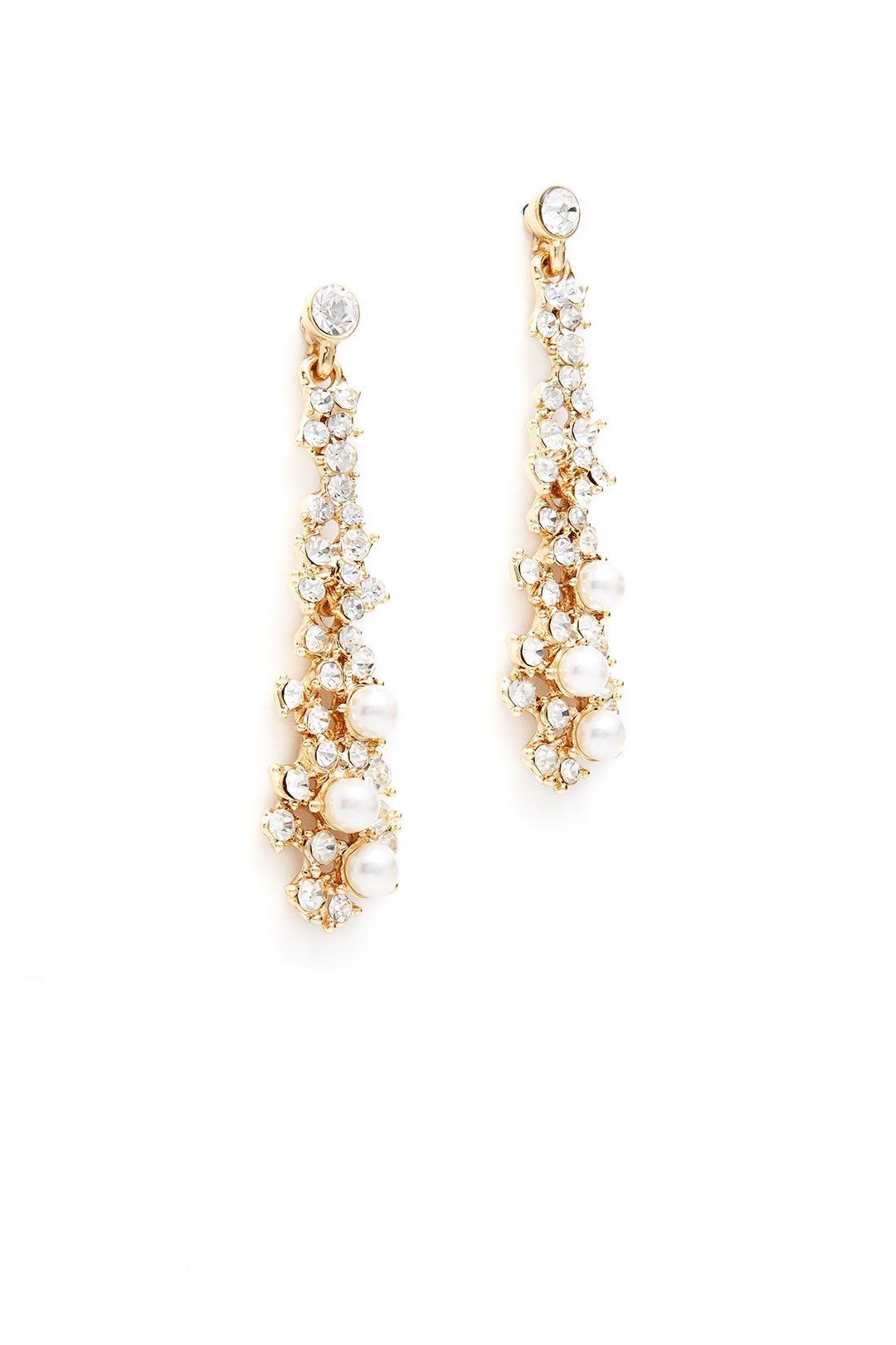Crystal Waterfall Drop Earrings by Slate & Willow Accessories 1