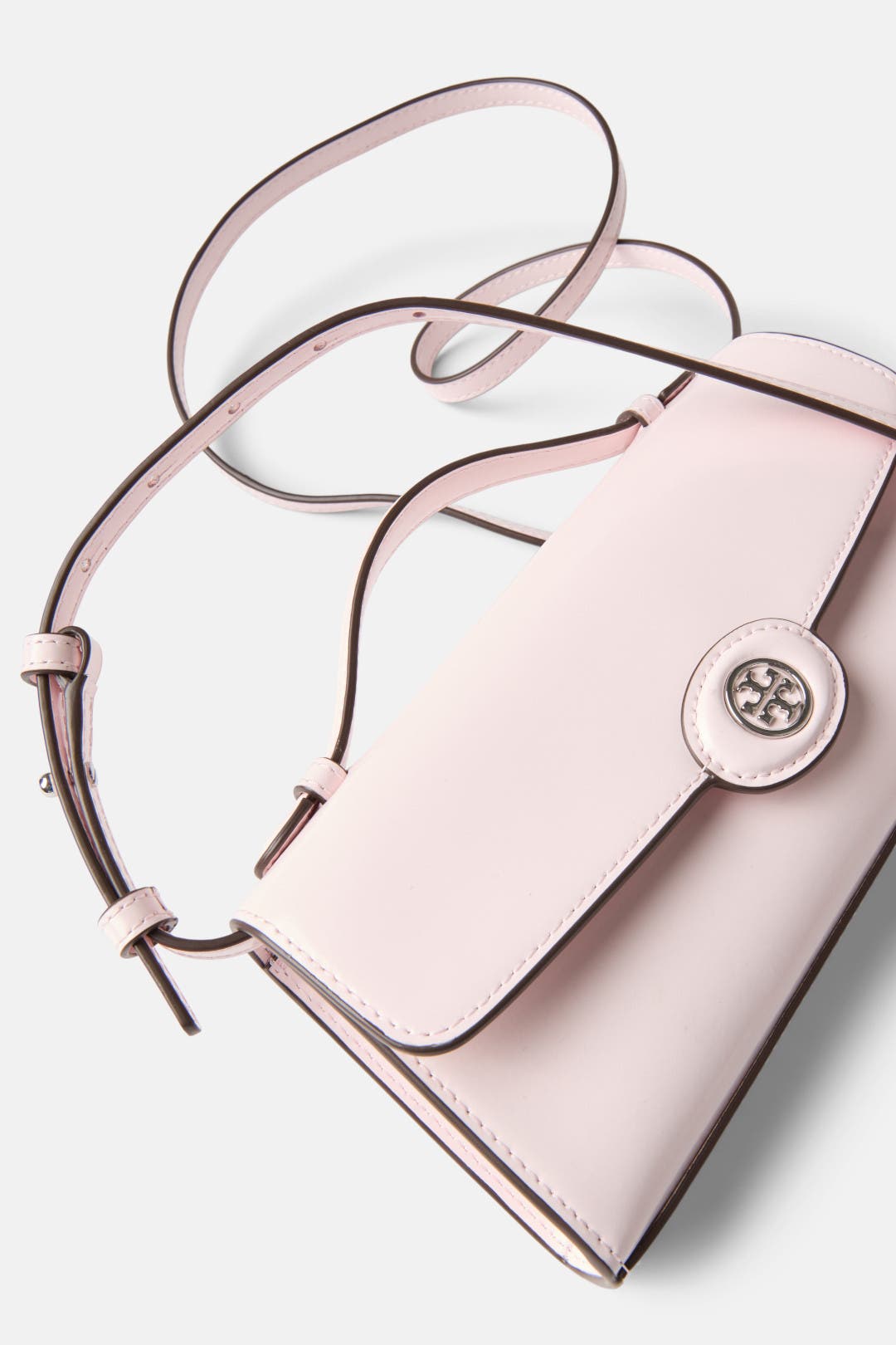 Robinson Spazzolato Top Handle Chain Wallet by Tory Burch