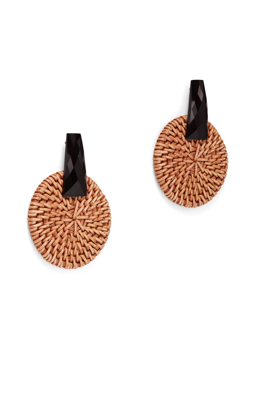 Raffia Circle Earring by Kenneth Jay Lane 1