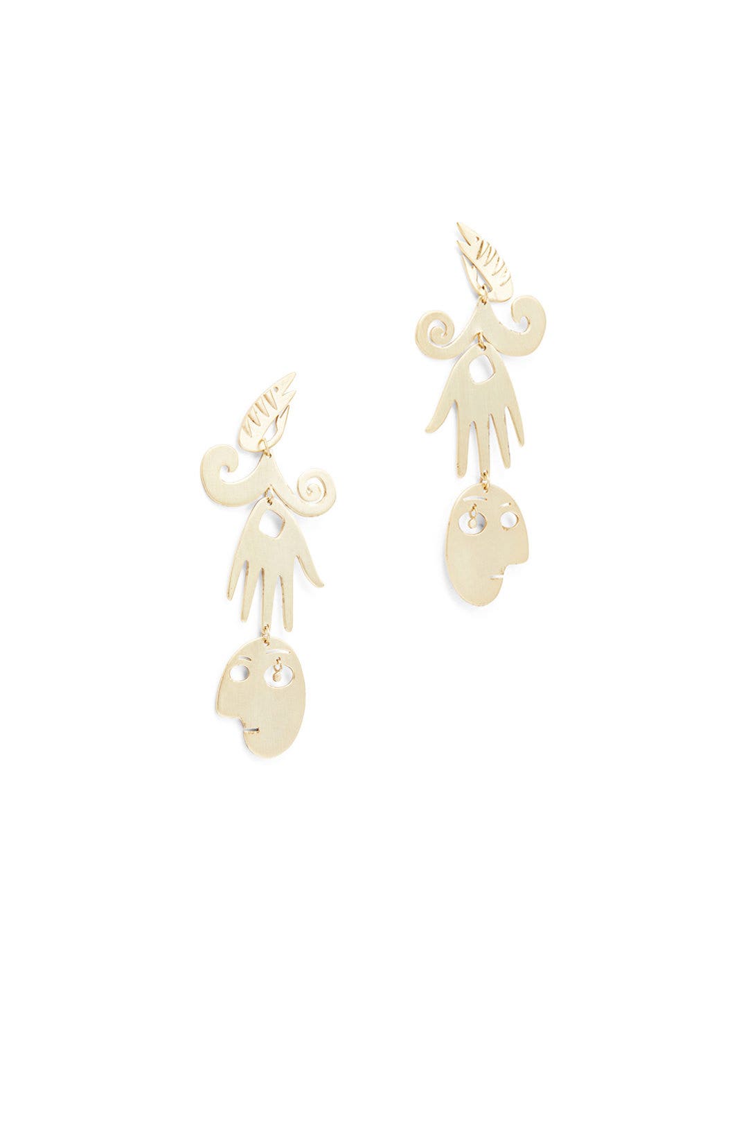 Gold Surreal Earrings by Tory Burch Accessories 1