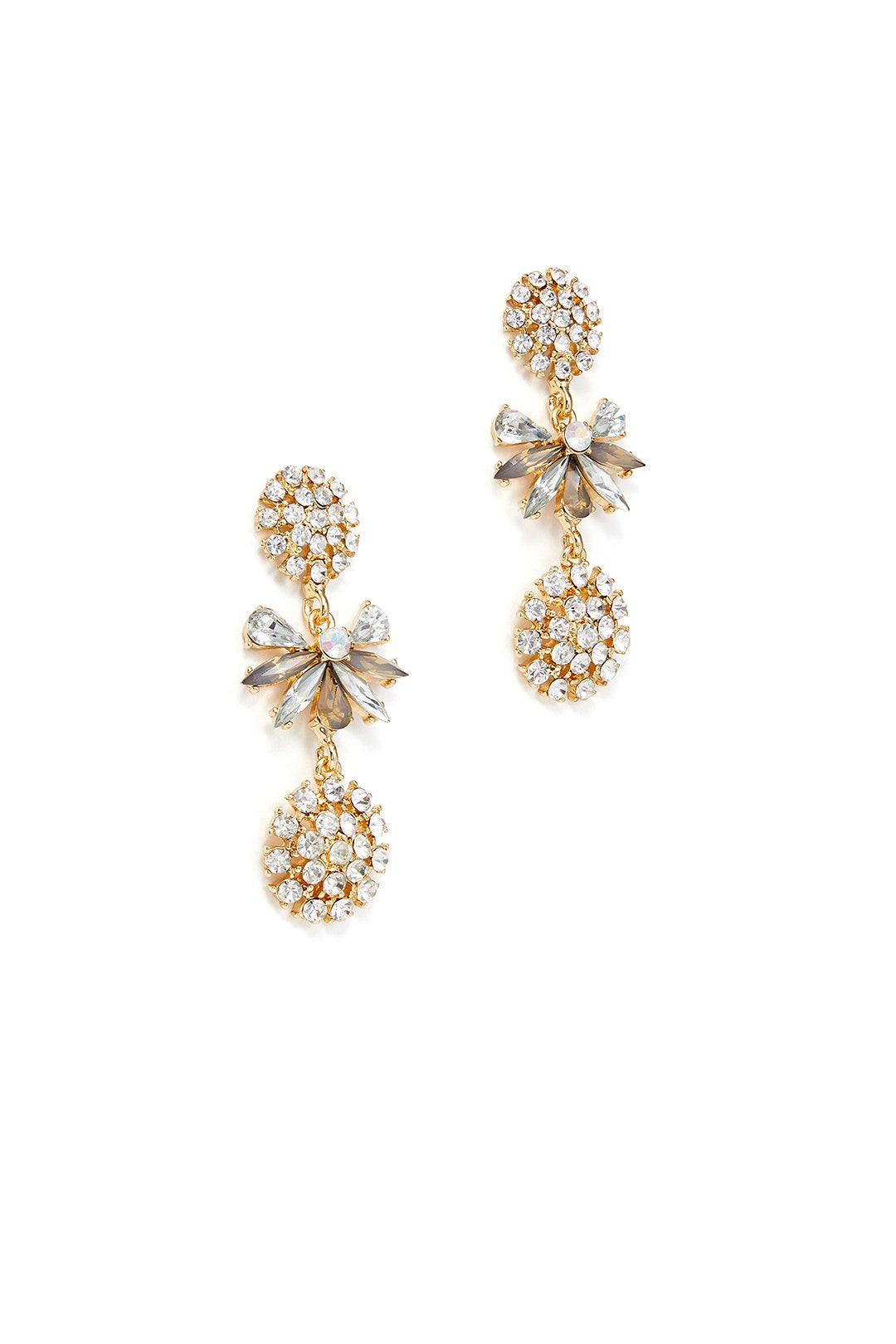 Luminous Crystal Earrings by Slate & Willow Accessories 1