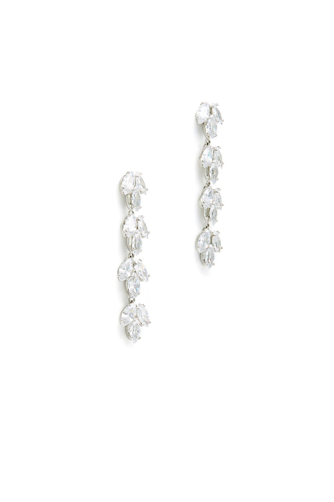 Crystal Leaf Drops by Slate & Willow Accessories 1