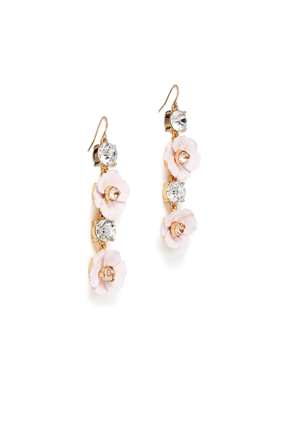Blush Flowers Earrings by Slate & Willow Accessories 1