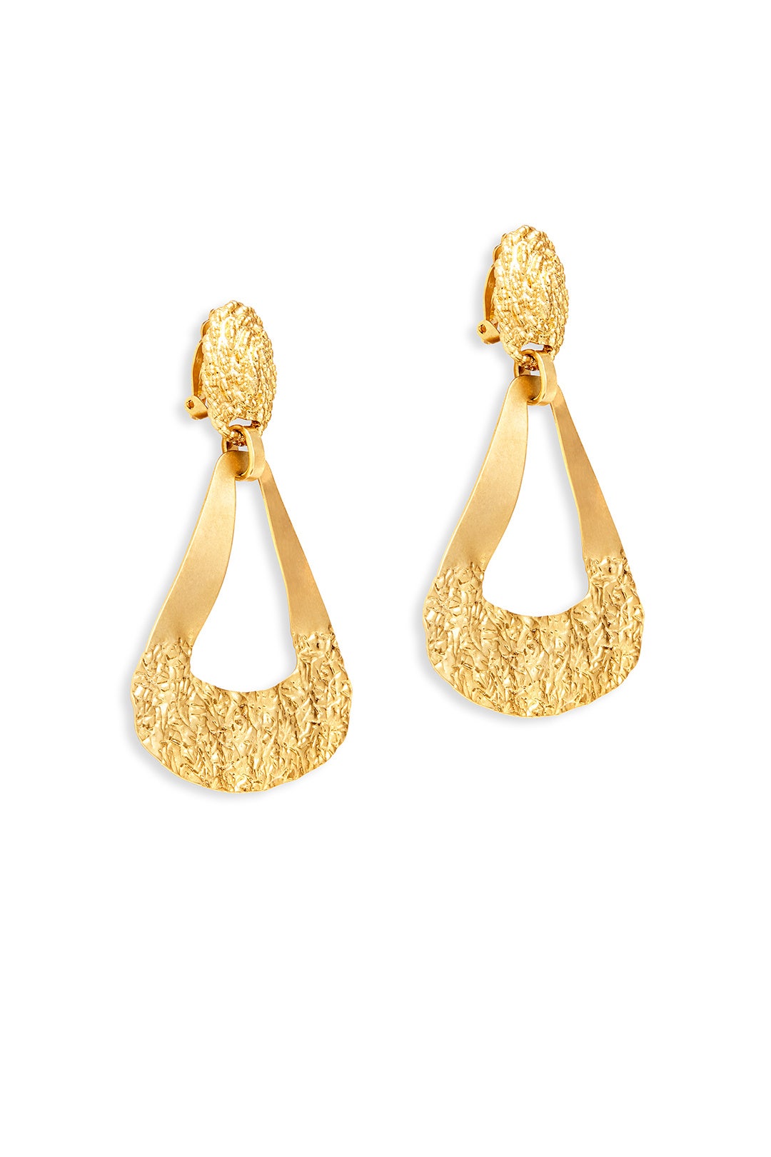 Hammered Out Earrings by Gerard Yosca 1