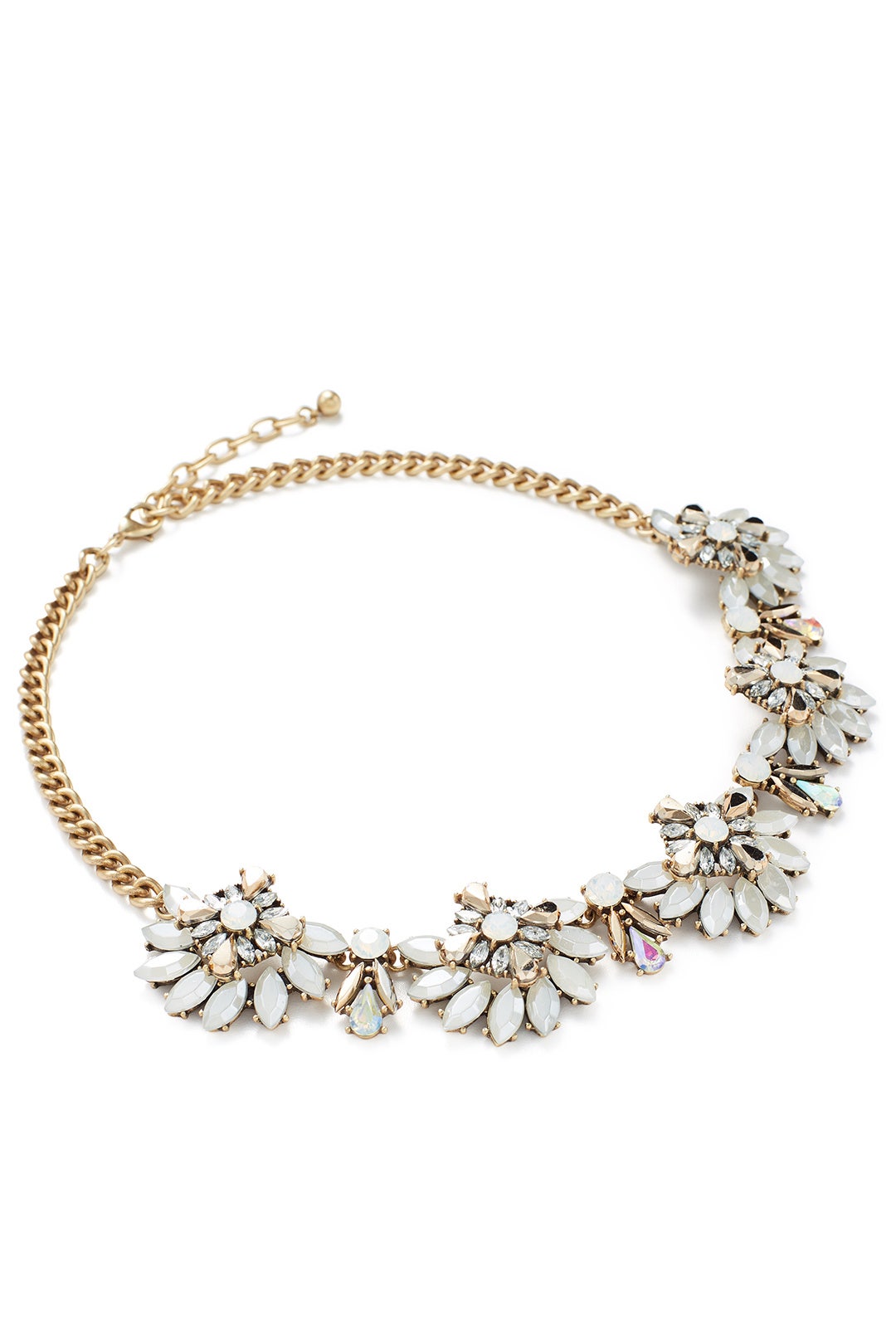 Iridescent Crystal Bloom Necklace by Slate & Willow Accessories 1