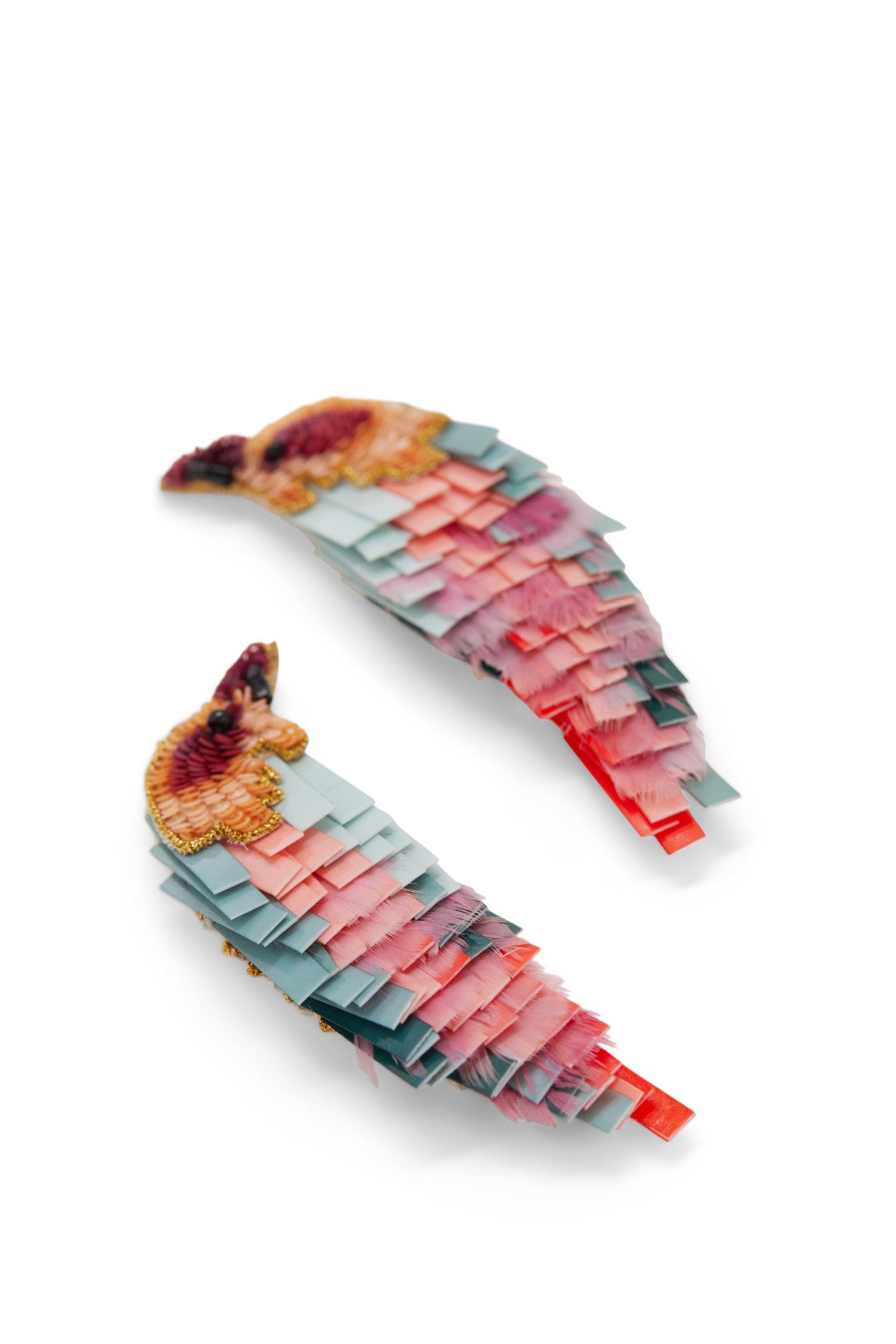 Aqua Bird Earrings by Mignonne Gavigan 1