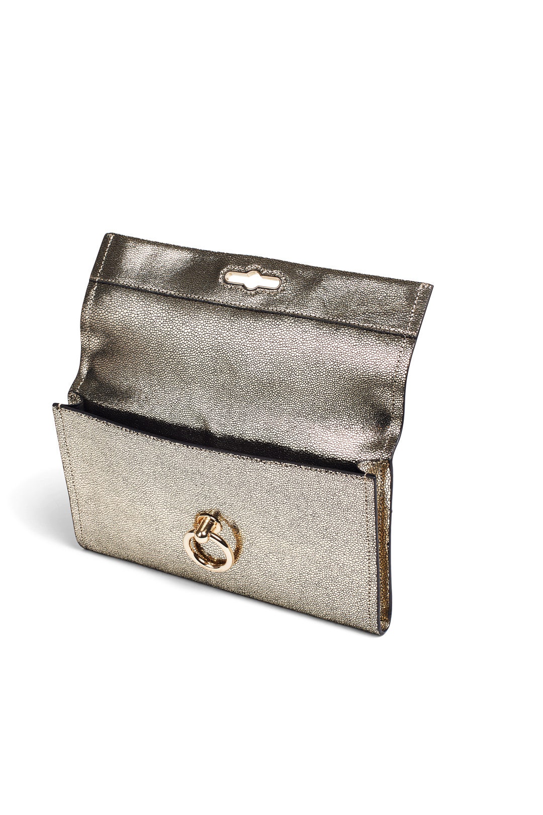 Gold Jean Clutch by Rebecca Minkoff Accessories 1