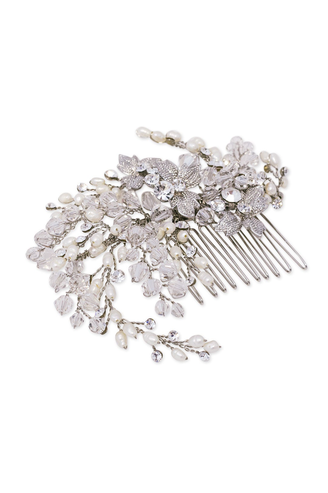 Luminous Laurel Comb by RTR Bridal Accessories 1