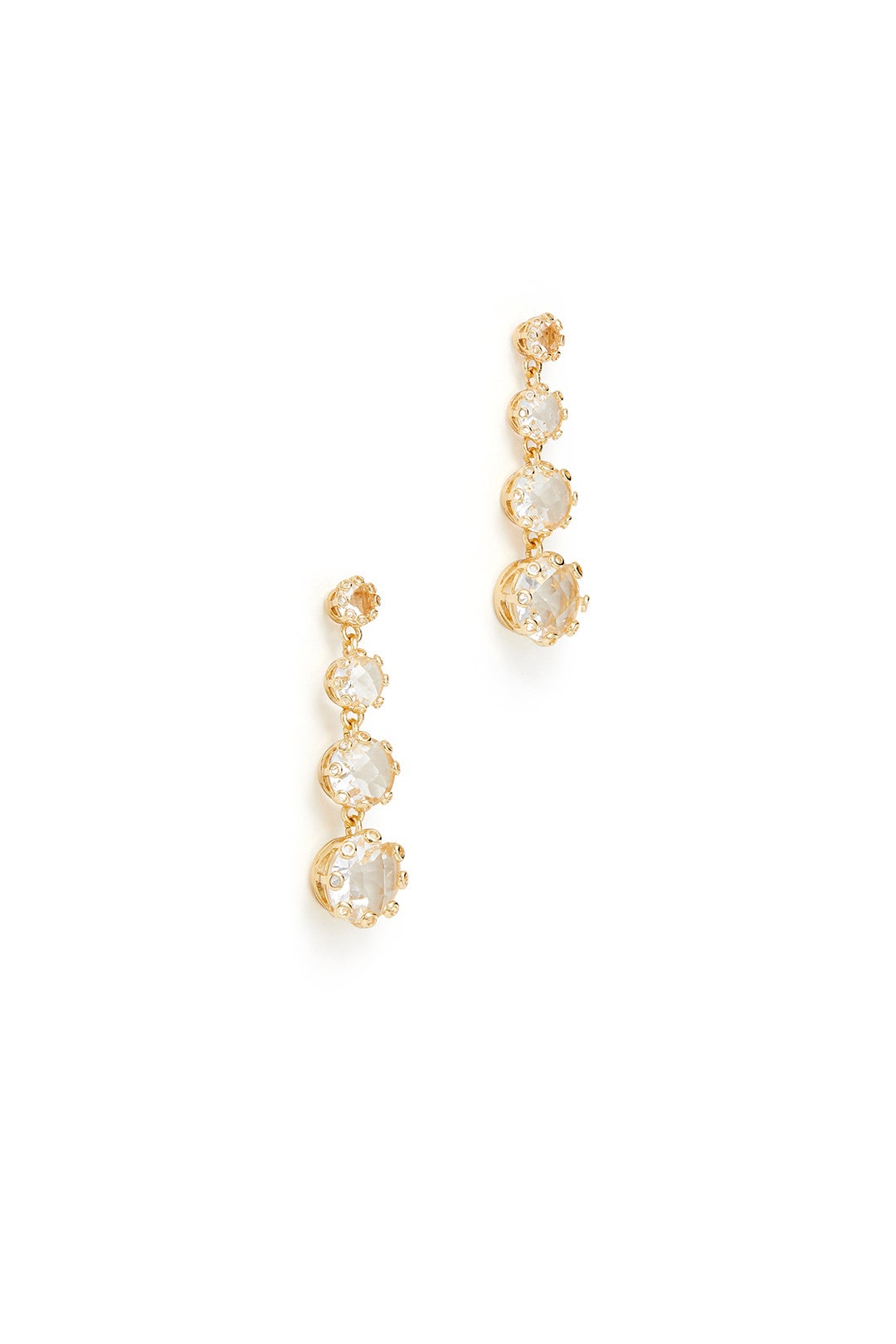 Gold Spring Splendor Earrings by Jenny Packham 1