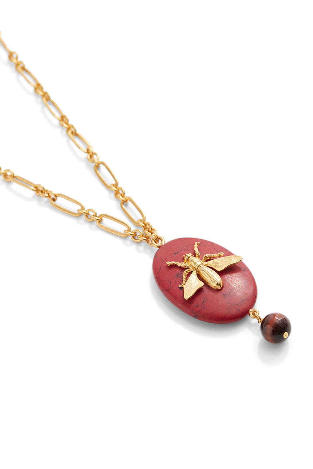 Cayenne Fly Stone Necklace by Oscar de la Renta 1