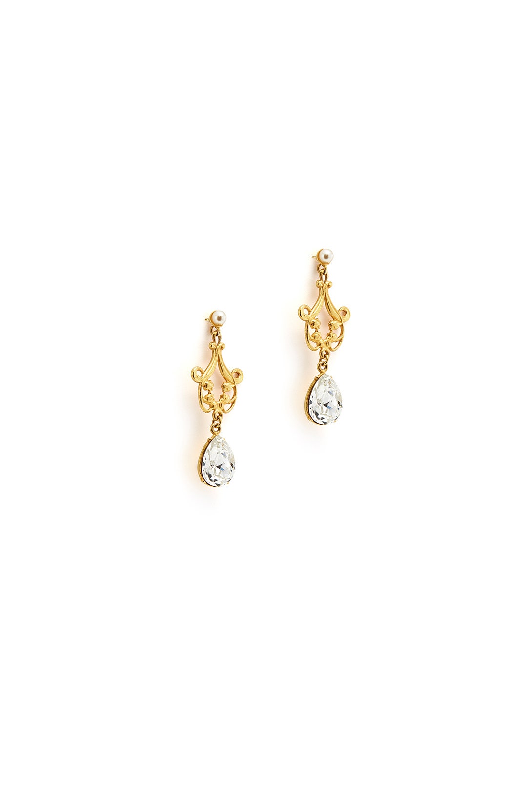Antique Viola Drop Earrings by Tom Binns 1