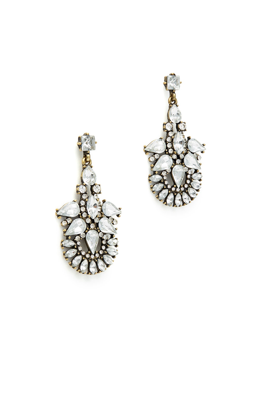 Gilded Dazzle Statement Earrings by Slate & Willow Accessories 1
